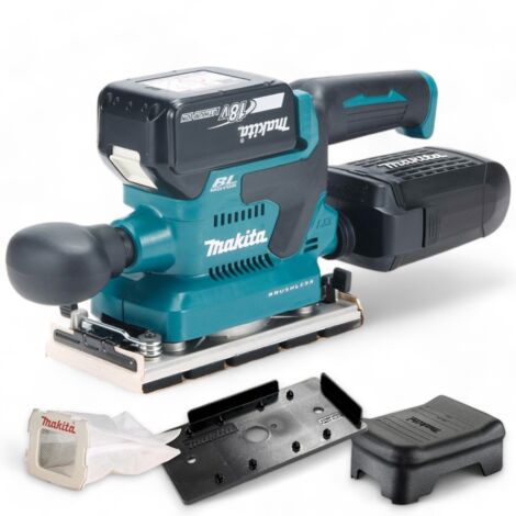 Makita Akku-Schwingschleifer DBO382Z, 18V ohne Akku und Ladegerät im Karton