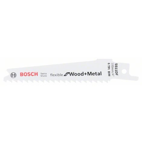 Bosch Säbelsägeblatt S 511 DF Flexible for Wood and Metal