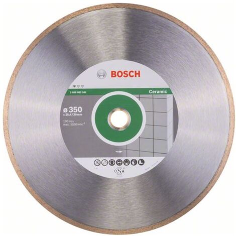 Bosch Diamanttrennscheibe Standard for Ceramic, 350 x 30 + 25,40 x 2 x 7 mm