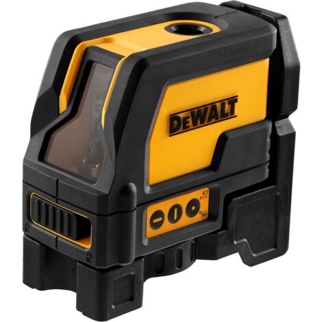 DeWALT Kreuzlinienlaser DW0822 rot mit Wandhalter und Koffer