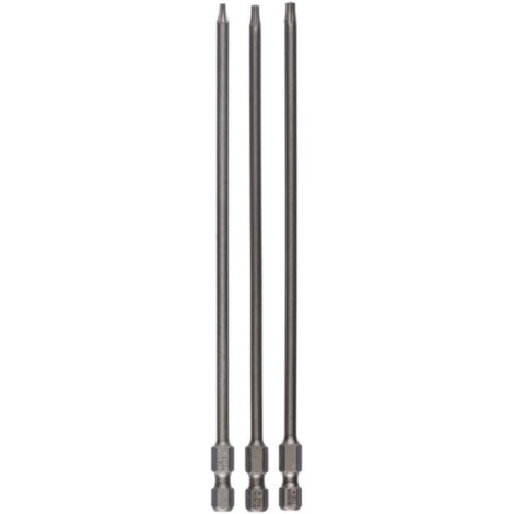 Bosch 3tlg. Schrauberbit-Set Extra-Hart T8 T10 T15 152 mm (1/5)