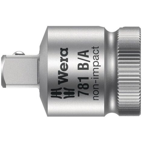 Wera Steckschlüssel-Bit-Einsatz 3/8 Zoll Antrieb 1/2" (12,5 mm) – 5042673001 – für Hand- und Maschinenbetätigung – Chrom-Vanadium (1/8)