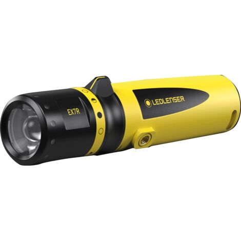 LEDLENSER EX7R Wiederaufladbare, fokussierbare EX-Taschenlampe für Ex-Zone 1/21