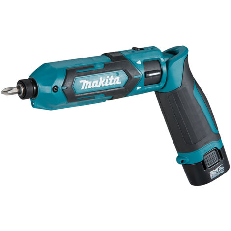 Makita Akku-Knickschlagschrauber TD022DSE, 7,2V, 2x 1,5 Ah und Ladegerät in Tasche