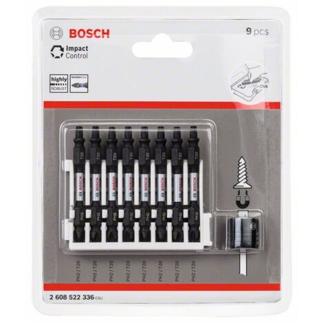 Bosch Impact Control Schrauberbit-Set, 9-teilig