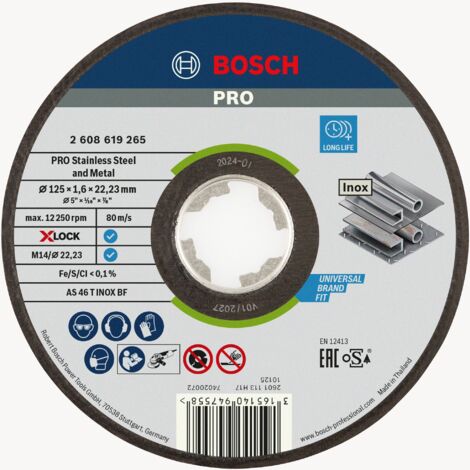 Bosch Accessories 2608619265 Trennscheibe gerade 125 mm 1 St. INOX (1/5)