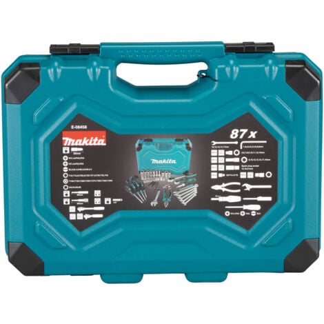Makita Werkzeugset 87 tlg. im praktischen Koffer E-08458