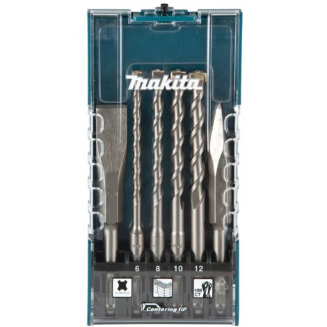 Satz Bohrer Meißel SDS Plus makita 6 8 10 12 mm 5 Stück (1/4)