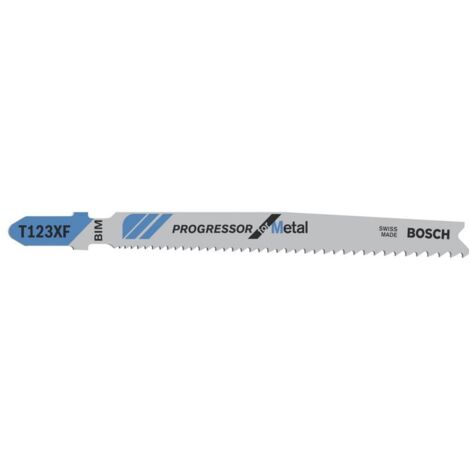 Bosch PRO Metal thick and thin T123XF Stichsägeblatt 100 mm 25-tlg. - 2608638474