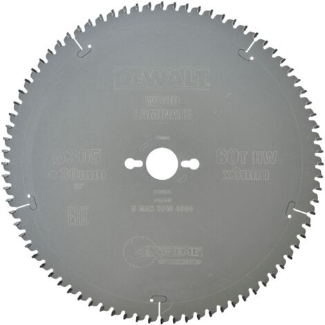 DeWALT Zubehör - Kreissägeblatt 305x30 mm, 80 Zähne DT4288