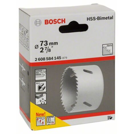 Bosch Lochsäge HSS-Bimetall für Standardadapter 73 mm, 2 7/8"
