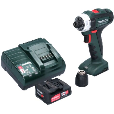 Metabo Akku-Bohrschrauber PowerMaxx BS 12 mit 1x 2,0 Ah Akku und Lader im Karton