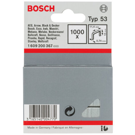 Bosch 1 609 200 367 Heftklammern 1000 Heftklammern