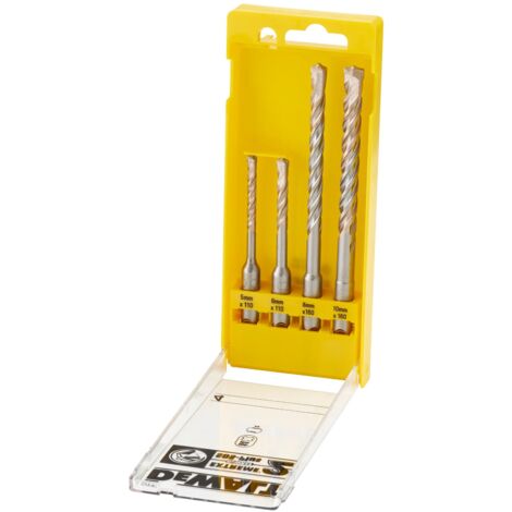 DEWALT Kunststoffkoffer 4 SDS-Plus Extreme Bohrer - Ø 5-6-8-10 - DT9700 (1/5)