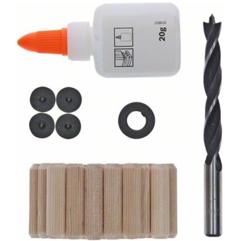 Bosch Holzdübel-Set, 27tlg., 10 mm, 40 mm - 2607000543