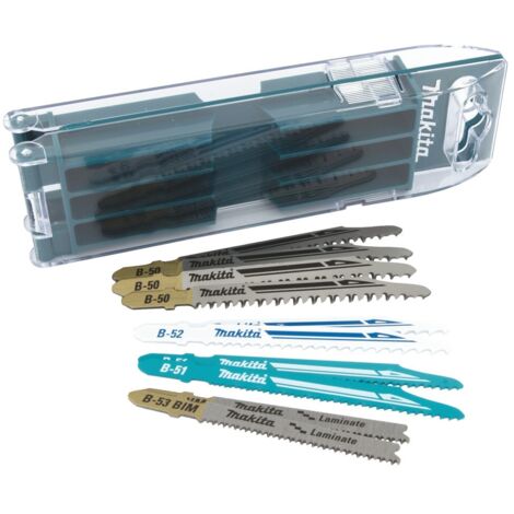 Pack 10 Multi-Material-Sägeblätter für Makita S-Express Stichsäge - B-44426