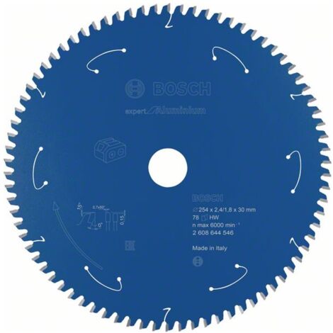 Bosch Expert for Aluminium 254x30x2.4/1.8x78T