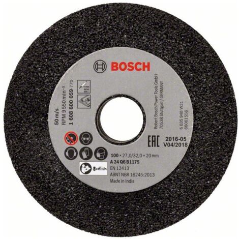 Bosch Schleifscheibe für Geradschleifer, Ø 100, Korn 24, Dicke 27