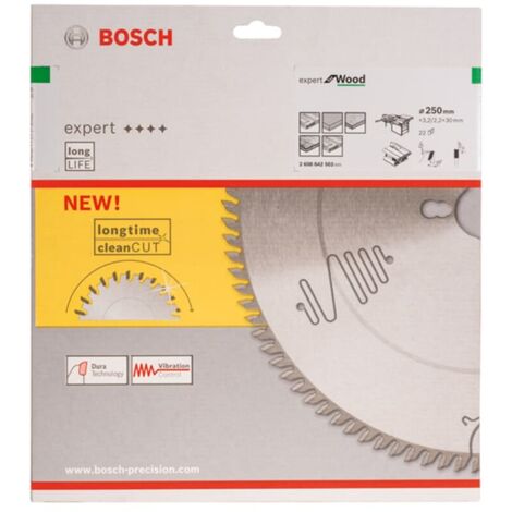 Bosch Kreissägeblatt Expert for Wood 250 x 30 x 3,2 mm, 22