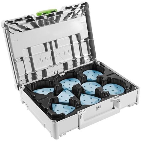 Festool Schleifmittel-Systainer³ SYS-STF D90/V93 GR-Set Granat (1/10)