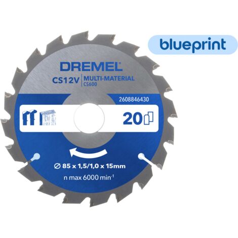 Dremel Blueprint Multi-Material-Kreissägeblat CS600, 85 mm