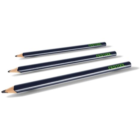 Festool Zimmermannsbleistifte BS-ZM-Set Bleistift mittelhart oval 3 Stück 578032