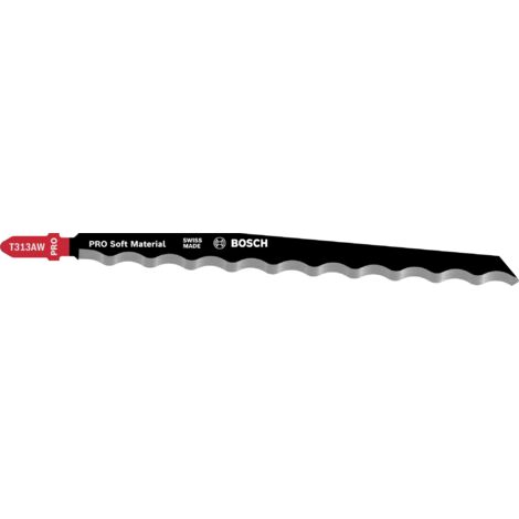 Bosch PRO Soft Material T313AW Stichsägeblatt, 152 mm, 3 Stück (1/5)