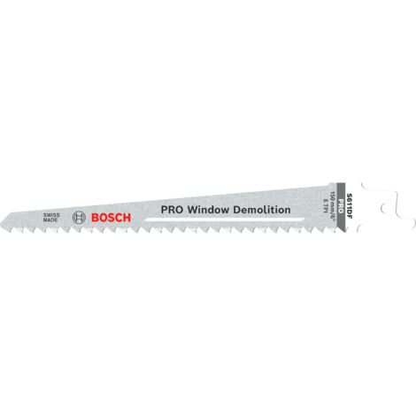 Bosch PRO Window Demolition S611DF Säbelsägeblatt, 1,25 x 19 x 150 mm, 2 Stück