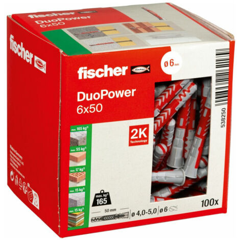 fischer DUOPOWER 6x50 LD 100 Stk
