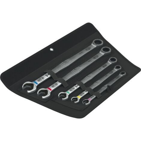 Wera 6007 Joker 5 Set 1 Maul-Ringratschenschlüssel-Satz, 5-teilig (1/5)