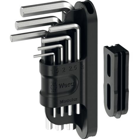 Wera Tool-Check Modular-Winkelschlüssel Hex-Plus 1, 7 Stück