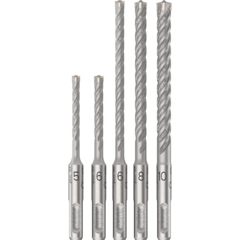 SDS plus-5X Bohrer: Set 5 Stück: 5. 6. 6. 8. 10 BOSCH 2608833910 (1/5)
