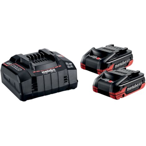 Metabo Basis Set 2x LiHDX Akkupack 18 V 4,0 Ah + ASC 145 Ladegerät ( 685306000 )
