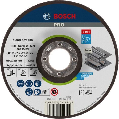 Bosch PRO Stainless Steel and Metal 3-in-1 Disc, 125 x 2,5 x 22,23 mm (1/5)