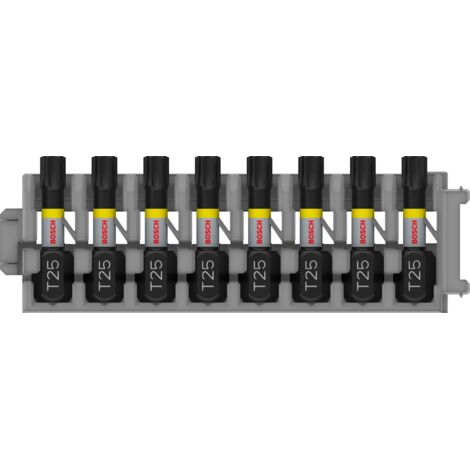 Bosch PRO Torx Impact Bit, T25, 25 mm, 8 Stück