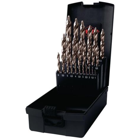 Ruko UC Spibosatz FLOWSTEP TIP DIN338 HSSCo 25-tlg in Rosebox
