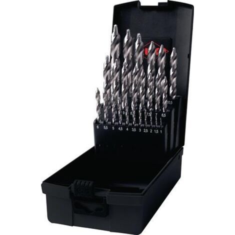 RUKO 259215RO HSS-G Spiralbohrer-Set 25teilig    DIN 338 Dreiflächenschaft 1 Set