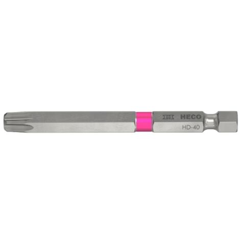 Lange Bits HECO-Drive HD-40 Code Rosa - Packung mit 3 Stück - 57103