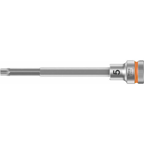Wera 8740 B Zyklop Bitnuss mit 3/8"-Antrieb, mit extra schlankem Profilbereich 5.0x107.0