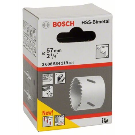 Bosch Lochsäge HSS-Bimetall für Standardadapter 57 mm, 2 1/4"