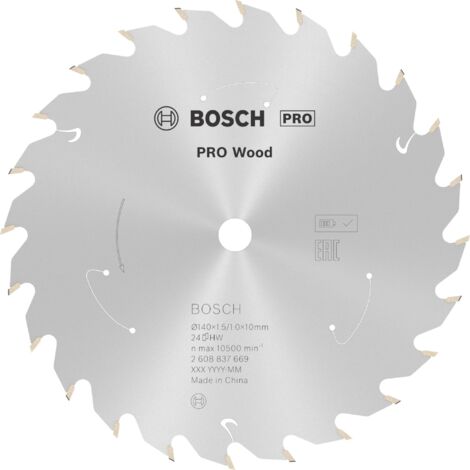 Bosch PRO Wood cordless Blatt für Kreissägen 140 x 1,5 x 10 mm - 2608837669