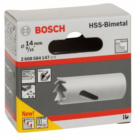 Bosch Lochsäge HSS-Bimetall für Standardadapter 14 mm, 9/16"