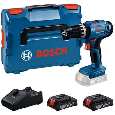 Bosch Akku-Schlagbohrschauber GSB 18V-25, 2x 2.0Ah und Ladegerät  in L-BOXX