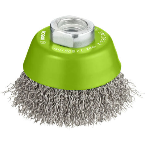 Bosch PRO Stainless Steel clean Topfbürste, 65 x 0,3 mm, Gewinde