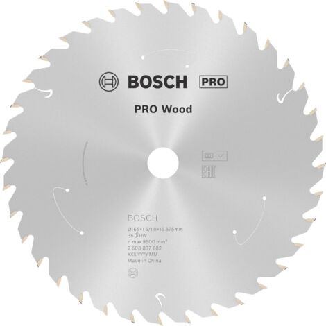 Bosch PRO Wood cordless Blatt für Kreissägen 165 x 1,5 x 15,875 mm - 2608837682