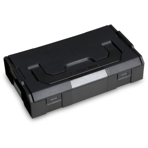Sortimo L-BOXX Mini 6100000323 Werkzeugkasten unbestückt – ABS Schwarz – (L x B x H) 260 x 156 x 63 mm – für Kleinsortimente – Bs Systems (1/4)