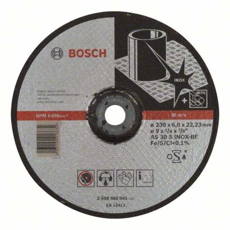 Bosch PRO Stainless Steel Schruppscheibe, 230 x 6 x 22,23 mm (1/5)