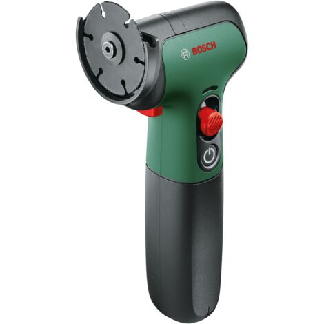Bosch Mini-Winkelschleifer EasyCut&Grind (Holz (Rundhölzer), Kunststoff, Karton und Metall trennen, 2,0 Ah Akku, 7,2 Volt, im Karton)