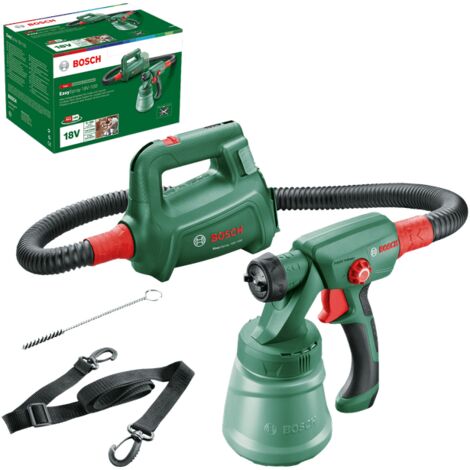 Bosch Akku Farbsprühsystem EasySpray 18V-100 (ohne Akku, 18 Volt System, für Lacke und Lasuren, Förderleistung 0-100 ml/min)
