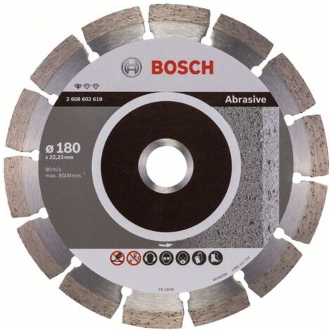 Bosch Diamanttrennscheibe Standard for Abrasive 180x22,23x2x10 mm 2608602618